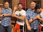 David Dhawan and Varun Dhawan performing the hook step of The Punjaabban song. David Dhawan and Varun Dhawan performing the hook step of The Punjaabban song.