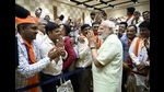 Prime Minister Narendra Modi Mahatma Mandir, May 28, 2022 (ANI) Prime Minister Narendra Modi Mahatma Mandir, May 28, 2022 (ANI)