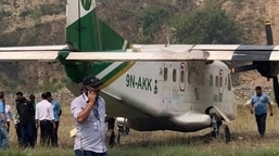 Um avião derrapou na pista no distrito de Ramechhap, no Nepal.  (Foto do arquivo) 