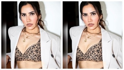 Sonnalli fashion diaries are a treat for sore eyes. A few weeks back, the actor slayed boss lady fashion in an animal printed bra teamed with a white pantsuit. (Instagram/@sonnalliseygall)