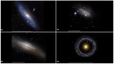 The images are taken from the GIF shared by Nasa Universe. (Twitter/@NASAUniverse) The images are taken from the GIF shared by Nasa Universe. (Twitter/@NASAUniverse)