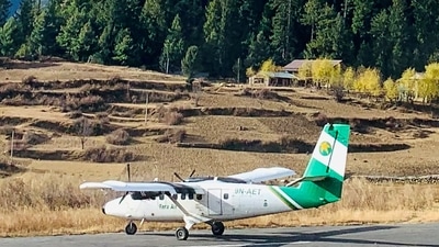 The small plane took off at 10:15 am from Pokhara, and lost contact with the control tower 15 minutes later. (REUTERS FILE)