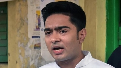 Trinamool Congress general secretary Abhishek Banerjee. (Utpal Sarkar) Trinamool Congress general secretary Abhishek Banerjee. (Utpal Sarkar)