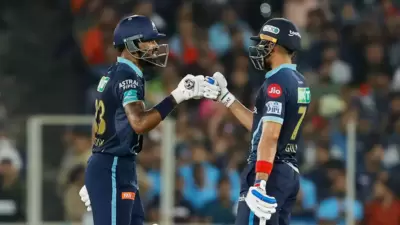 Hardik Pandya (L) and Shubman Gill (IPL) Hardik Pandya (L) and Shubman Gill (IPL)