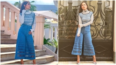 After Hina dropped the photos online, they garnered several likes and comments from her followers. Gauahar Khan wrote, "Good on you." A user commented, "Congratulations for all the amazing things happening. Killing it, so happy for you." What do you think of Hina's ensemble? (Instagram) After Hina dropped the photos online, they garnered several likes and comments from her followers. Gauahar Khan wrote, "Good on you." A user commented, "Congratulations for all the amazing things happening. Killing it, so happy for you." What do you think of Hina's ensemble? (Instagram)