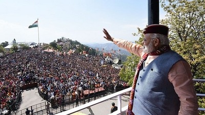 PM Narendra Modi will address a public rally on Shimla Ridge on May 31 to mark completion of eight years of his government. PM Narendra Modi will address a public rally on Shimla Ridge on May 31 to mark completion of eight years of his government.