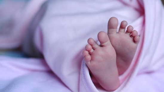 . The condition was discovered when the new-born was admitted in the hospital due to bloating and discomfort in urinating.(Representative Photo)