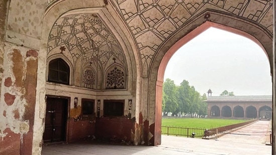 A lesser-known monument in Red Fort. A lesser-known monument in Red Fort.