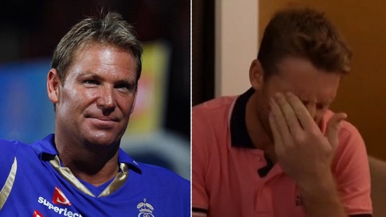 Shane Warne; Jos Buttler(IPL/Hotstar)