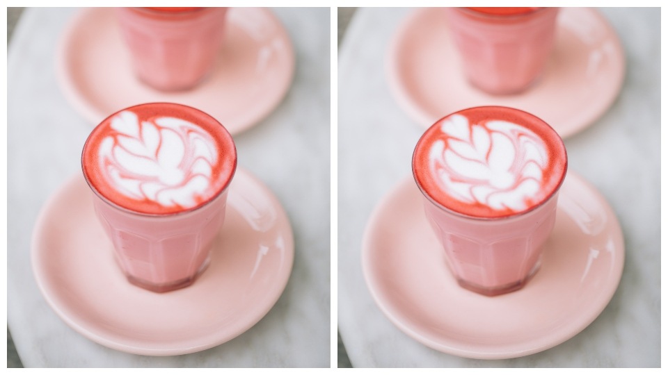 Red velvet latte