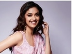 Keerthy Suresh’s fashion diaries are getting better by the day. The actor keeps sharing snippets from her fashion photoshoots on her Instagram profile on a regular basis. Keerthy, a day back, shared a slew of pictures of herself looking ravishing in the six yards of grace, and made fashion lovers scurry to take notes.(Instagram/@keerthysureshofficial)