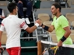 Novak Djokovic and Rafael Nadal