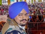 Famous Punjabi singer Sidhu Moose Wala. Famous Punjabi singer Sidhu Moose Wala.