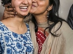 St Stephens alumnus Shruti Sharma, who topped the Civil Services 2021 Exam and secured AIR 1, with her mother at her residence, in New Delhi, Monday, May 30, 2022. (PTI) St Stephens alumnus Shruti Sharma, who topped the Civil Services 2021 Exam and secured AIR 1, with her mother at her residence, in New Delhi, Monday, May 30, 2022. (PTI)