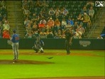 The image is taken from the video posted on Twitter by Minor League Baseball. (Twitter/@MiLB) The image is taken from the video posted on Twitter by Minor League Baseball. (Twitter/@MiLB)