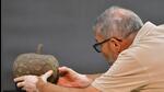 Sukant Saran, a physicist turned artist, at Tata Institute of Fundamental Research, in Mumbai, India, on Monday (Bhushan Koyande) Sukant Saran, a physicist turned artist, at Tata Institute of Fundamental Research, in Mumbai, India, on Monday (Bhushan Koyande)