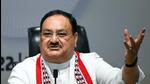 BJP national president JP Nadda speaks during a press conference regarding the completion of eight years of NDA govt, at BJP headquarters in New Delhi on Monday. (ANI) BJP national president JP Nadda speaks during a press conference regarding the completion of eight years of NDA govt, at BJP headquarters in New Delhi on Monday. (ANI)