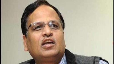 Delhi health minister Satyendar Jain was arrested by the Enforcement Directorate on Monday evening. (HT FILE PHOTO.) Delhi health minister Satyendar Jain was arrested by the Enforcement Directorate on Monday evening. (HT FILE PHOTO.)