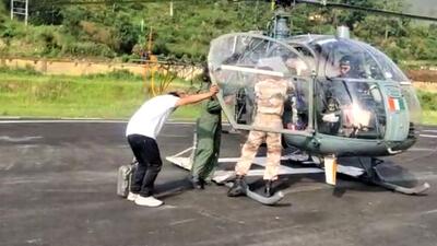 The group of seven, including four porters, was in the Rudraprayag district’s Pandav Shera area, a trekking point , to make a documentary. The group of seven, including four porters, was in the Rudraprayag district’s Pandav Shera area, a trekking point , to make a documentary.