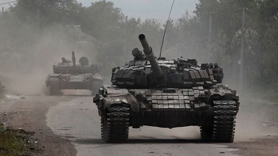 Russian forces intensified attacks on Monday to capture Sievierodonetsk, a key city in Ukraine's southeastern Donbas region. (REUTERS)