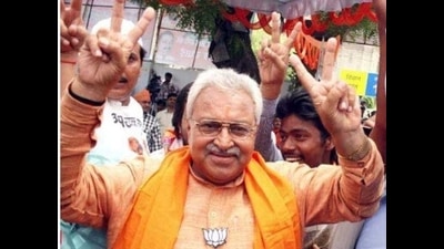 BJP rewards veteran Laxmikant Bajpai with Rajya Sabha berth (ht photo) BJP rewards veteran Laxmikant Bajpai with Rajya Sabha berth (ht photo)