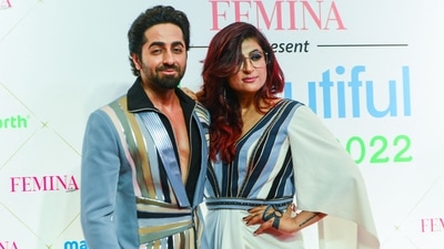 Ayushmann Khurrana and his wife Tahira Kashyap. (AFP) Ayushmann Khurrana and his wife Tahira Kashyap. (AFP)