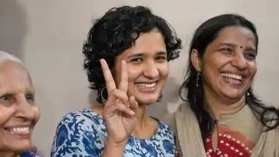 Shruti Sharma has topped the UPSC 2021 examination. (HT Photo) Shruti Sharma has topped the UPSC 2021 examination. (HT Photo)