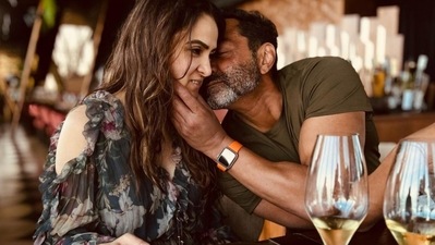 Bobby Deol and wife Tania Deol in picture. Bobby Deol and wife Tania Deol in picture.