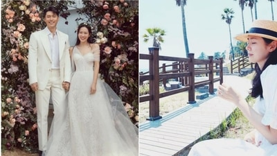Crash Landing on You stars Son Ye Jin and Hyun Bin Crash Landing on You stars Son Ye Jin and Hyun Bin