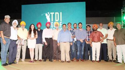 The winners and the runners-up were awarded during Chandigarh Golf Club’s club night. (HT Photo)