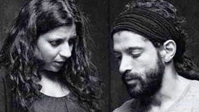 Zoya Akhtar directed Farhan Akhtar in her first film, Luck By Chance. Zoya Akhtar directed Farhan Akhtar in her first film, Luck By Chance. 