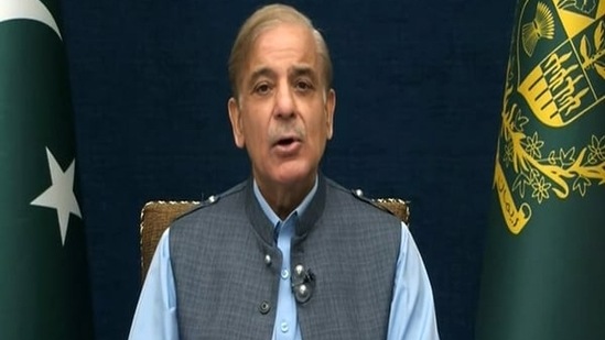 Pakistani Prime Minister Shehbaz Sharif.(ANI)