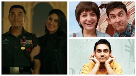Aamir Khan has been flashing the same expression in almost all his latest movies.