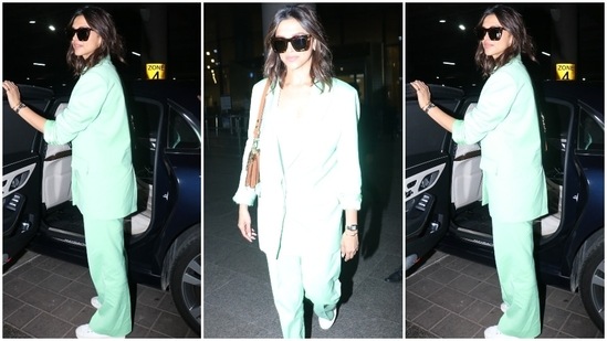Deepika Padukone arrives in Mumbai after attending Cannes Film Festival.&nbsp;(HT Photo/Varinder Chawla)