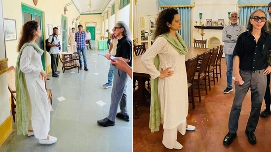 Kangana Ranaut on a recce for Emergency. Kangana Ranaut on a recce for Emergency. 