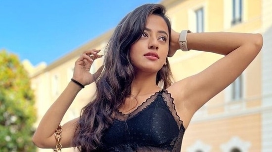 Television actor Helly Shah made her debut at the 75th annual Cannes Film Festival this year.(Instagram)