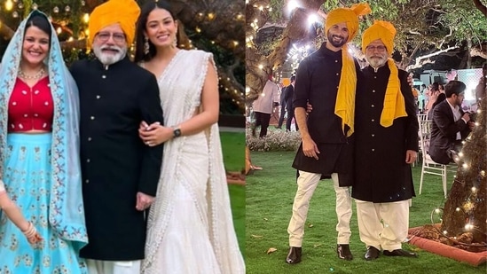 Mira Rajput and Shahid Kapoor shared pictures with Shahid Kapoor.&nbsp;