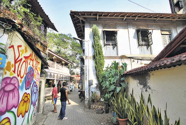 Mumbai’s heritage precinct of Khotachiwadi has housed a small and tenacious East Indian community for at least 200 years. Residents are now finding upkeep difficult and expensive to maintain. (HT Archives)