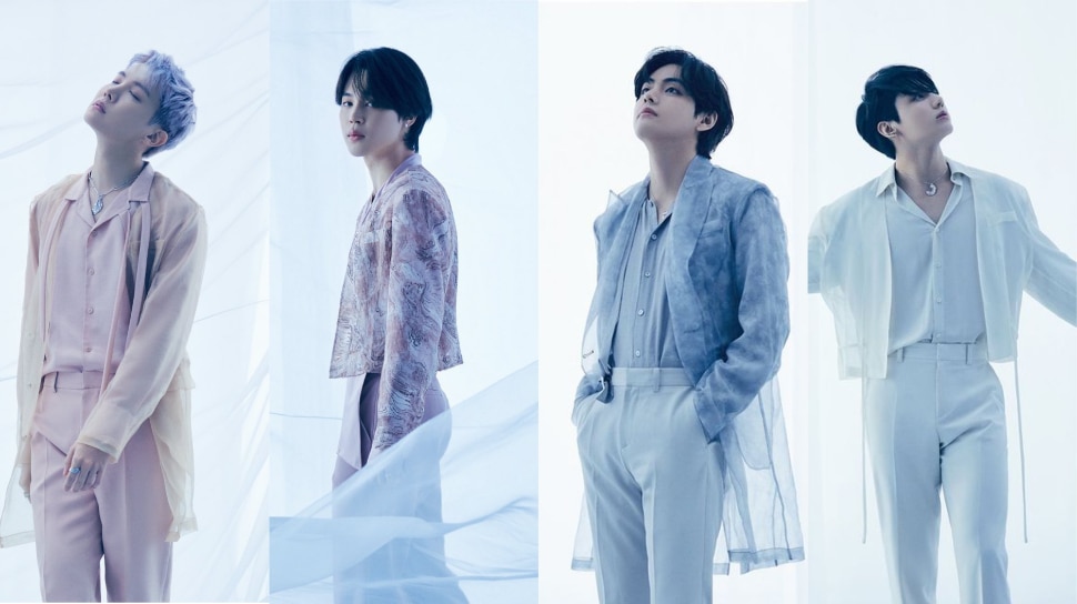J-Hope, Jimin, V and Jungkook feature in the new photos.