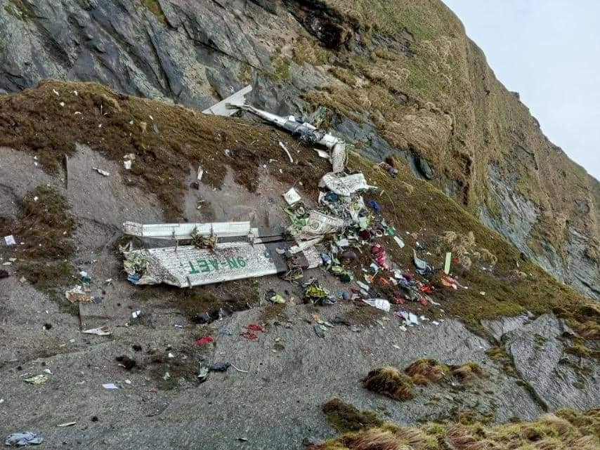 The aircraft with 22 people including four Indians onboard went missing yesterday. ((ANI via Nepal Army)) The aircraft with 22 people including four Indians onboard went missing yesterday. ((ANI via Nepal Army))
