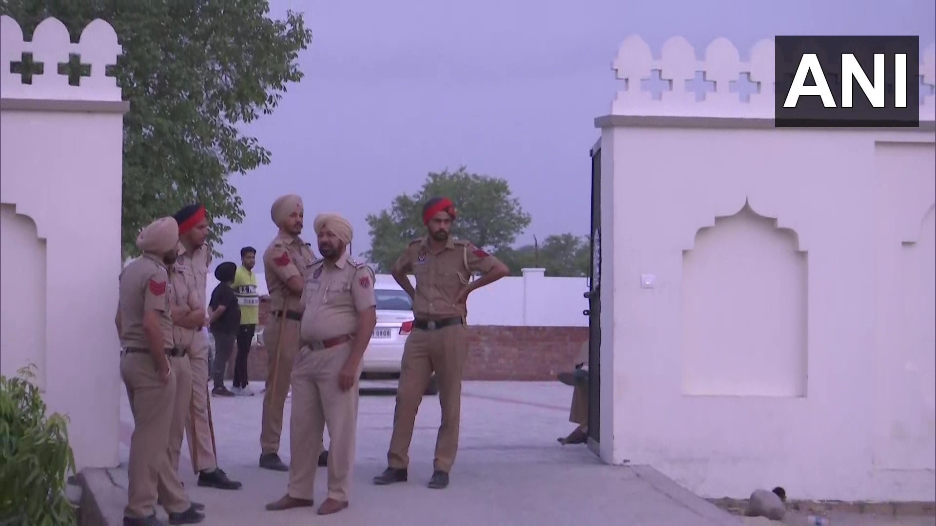 Visual from outside the residence of Punjabi singer Shubhdeep Singh Sidhu, Visual from outside the residence of Punjabi singer Shubhdeep Singh Sidhu,