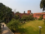 Ramjas College Principal Manoj Khanna, however, said he had not received any complaint regarding the incident.(Amal KS/Hindustan Times) Ramjas College Principal Manoj Khanna, however, said he had not received any complaint regarding the incident.(Amal KS/Hindustan Times)