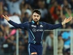 Gujarat Titans' Rashid Khan(ANI) Gujarat Titans' Rashid Khan(ANI)