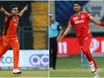 In frame (L-R): Sunrisers Hyderabad pacer Umran Malik and Punjab Kings' Arshdeep Singh In frame (L-R): Sunrisers Hyderabad pacer Umran Malik and Punjab Kings' Arshdeep Singh