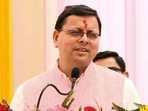 Uttarakhand chief minister Pushkar Singh Dhami (Twitter/Dhami’s office)