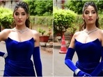 Nora Fatehi is a modern-day Cinderella in strapless thigh-slit gown for Dance Deewane Juniors shoot Nora Fatehi is a modern-day Cinderella in strapless thigh-slit gown for Dance Deewane Juniors shoot