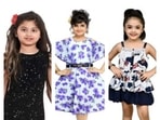 Short dresses for girls look very charming.