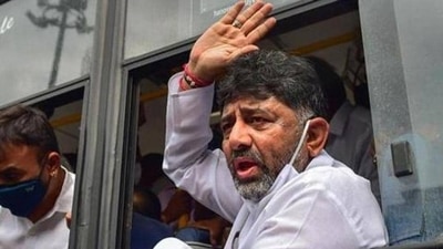 DK Shivakumar. (PTI) DK Shivakumar. (PTI)