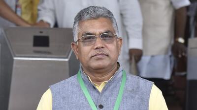 Former BJP West Bengal president Dilip Ghosh (Sonu Mehta/HT PHOTO) Former BJP West Bengal president Dilip Ghosh (Sonu Mehta/HT PHOTO)