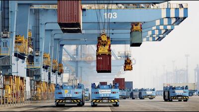 The Indian data showed that in 2021-22, bilateral trade between the US and India stood at $119.42 billion as against $80.51 billion in 2020-21. The Chinese foreign ministry pointed out that at $125.66 billion it had done more trade with India during the same period. (AP) The Indian data showed that in 2021-22, bilateral trade between the US and India stood at $119.42 billion as against $80.51 billion in 2020-21. The Chinese foreign ministry pointed out that at $125.66 billion it had done more trade with India during the same period. (AP)